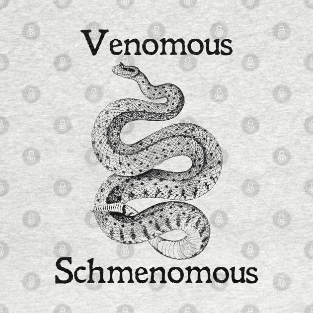 Funny Venomous RattleSnake T-Shirt Snake Lovers by grendelfly73